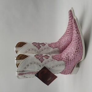 903- El General Women's Boots Genuine Leather Made In Mexico Size 7.5 NWT